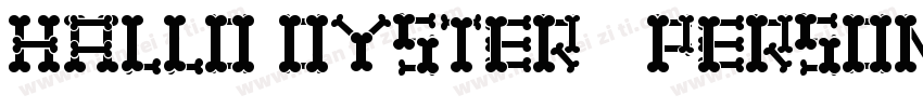 Hallo Oyster   Personal Use Regular字体转换